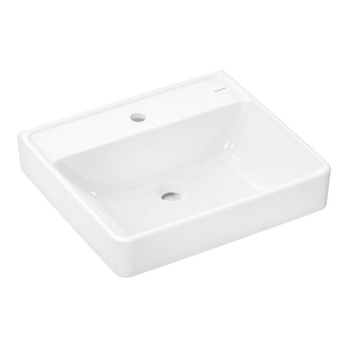 hansgrohe Lavabo Xanuia Q 550x480mm, avec robinet, sans trop-plein, blanc