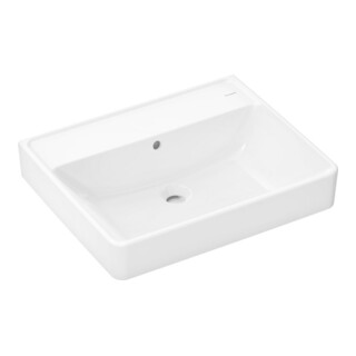 hansgrohe Lavabo Xanuia Q 600x480 mm, sans robinet, avec trop-plein, SC, blanc