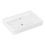 hansgrohe Lavabo Xanuia Q 700x480 mm, sans robinet, avec trop-plein, fermé, blanc
