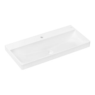 hansgrohe Lavabo Xelu Q 1000x480mm, avec robinet, sans trop-plein, blanc
