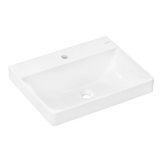 hansgrohe Lavabo Xelu Q 600x480 mm, mit Hahnloch, sans trop-plein, blanc