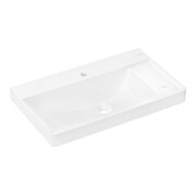 hansgrohe Lavabo Xelu Q 800x480mm, 2 trous, sans trop-plein, tablette droite, blanc-1