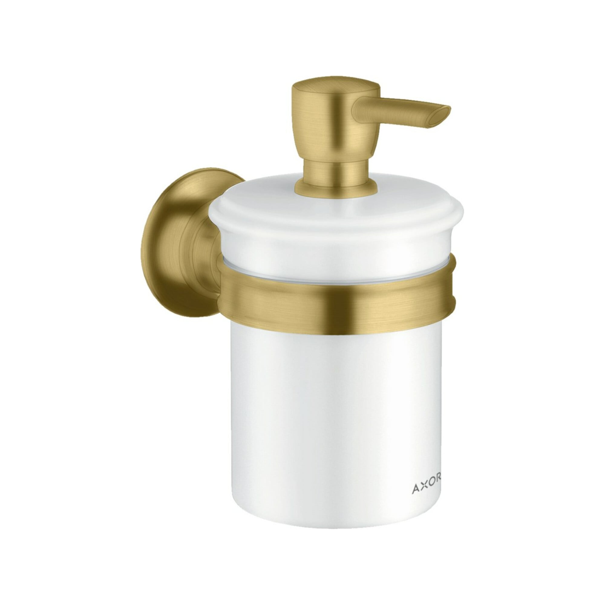 hansgrohe Lotionspender Axor Montreux Gl., Ha. Met., Wandmont., brush. gol opt