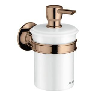 hansgrohe Lotionspender Axor Montreux Gl., Ha. Met., Wandmont., pol. red gold