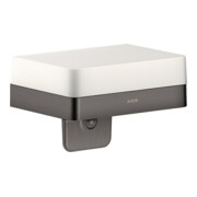hansgrohe Lotionspender Axor universal mit Ablage, Glas, brushed black chrome