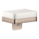 hansgrohe Lotionspender Axor universal mit Ablage, Glas, brushed nickel-1