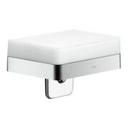 hansgrohe Lotionspender Axor universal mit Ablage, Glas, chrom