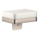 hansgrohe Lotionspender Axor universal mit Ablage, Glas, Edelstahl-Optik-1
