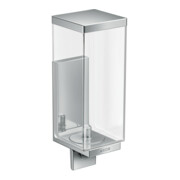 hansgrohe Lotionssp Axor Uni Rectangular Glas, Wandmontage, chrom