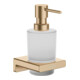 hansgrohe Lotionsspender AddStoris Wandmont., Glaseins., Met., brush. bron-1