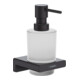 hansgrohe Lotionsspender AddStoris Wandmont., Glaseins., Met., mattschwarz-1