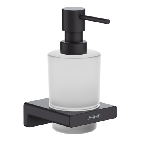 hansgrohe Lotionsspender AddStoris Wandmont., Glaseins., Met., mattschwarz