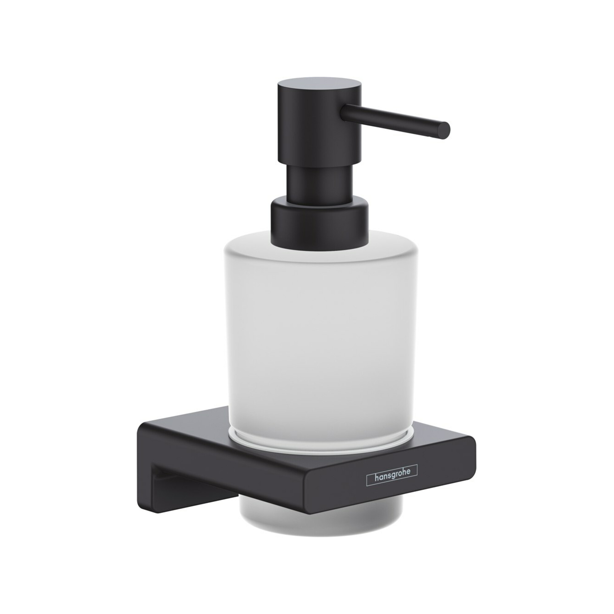 hansgrohe Lotionsspender AddStoris Wandmont., Glaseins., Met., mattschwarz