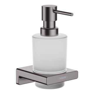 hansgrohe Lotionsspender AddStoris Wd, Glaseins., Met., brush. bla vc