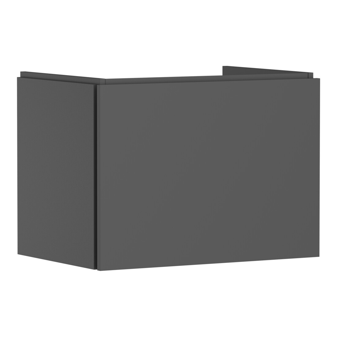 hansgrohe Meuble sous lavabo Xilesa E 1 porte, pour lavabo, 680x470mm, ardoise grise