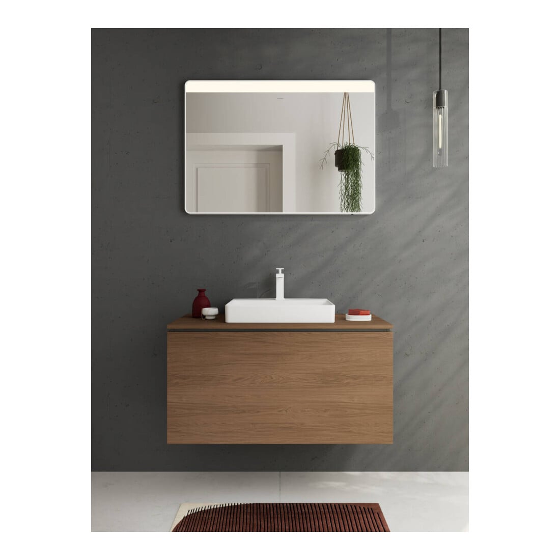hansgrohe Meuble sous lavabo Xilesa E 1 tiroir, 980x550mm, chêne Kashmir