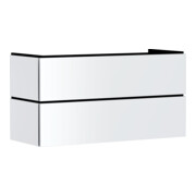 hansgrohe Meuble sous-lavabo Xilesa E 1180x470mm, 2 tiroirs, blanc mat-1