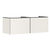 hansgrohe Meuble sous lavabo Xilesa E 1375x550mm, 2 tiroirs, beige sable mat-1