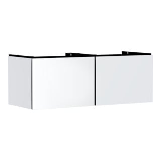hansgrohe Meuble sous lavabo Xilesa E 1375x550mm, 2 tiroirs, blanc mat