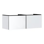hansgrohe Meuble sous lavabo Xilesa E 1375x550mm, 2 tiroirs, blanc mat-1