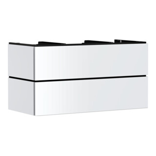 hansgrohe Meuble sous lavabo Xilesa E 2 tiroirs avec Push-to-Open, 1180x550mm, blanc mat