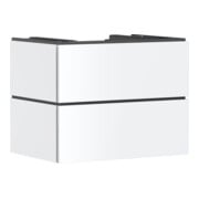 hansgrohe Meuble sous lavabo Xilesa E 2 tiroirs avec PushOpen, 780x550 mm, blanc mat-1