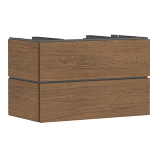 hansgrohe Meuble sous lavabo Xilesa E 2 tiroirs avec PushOpen, 980x550 mm, chêne clair