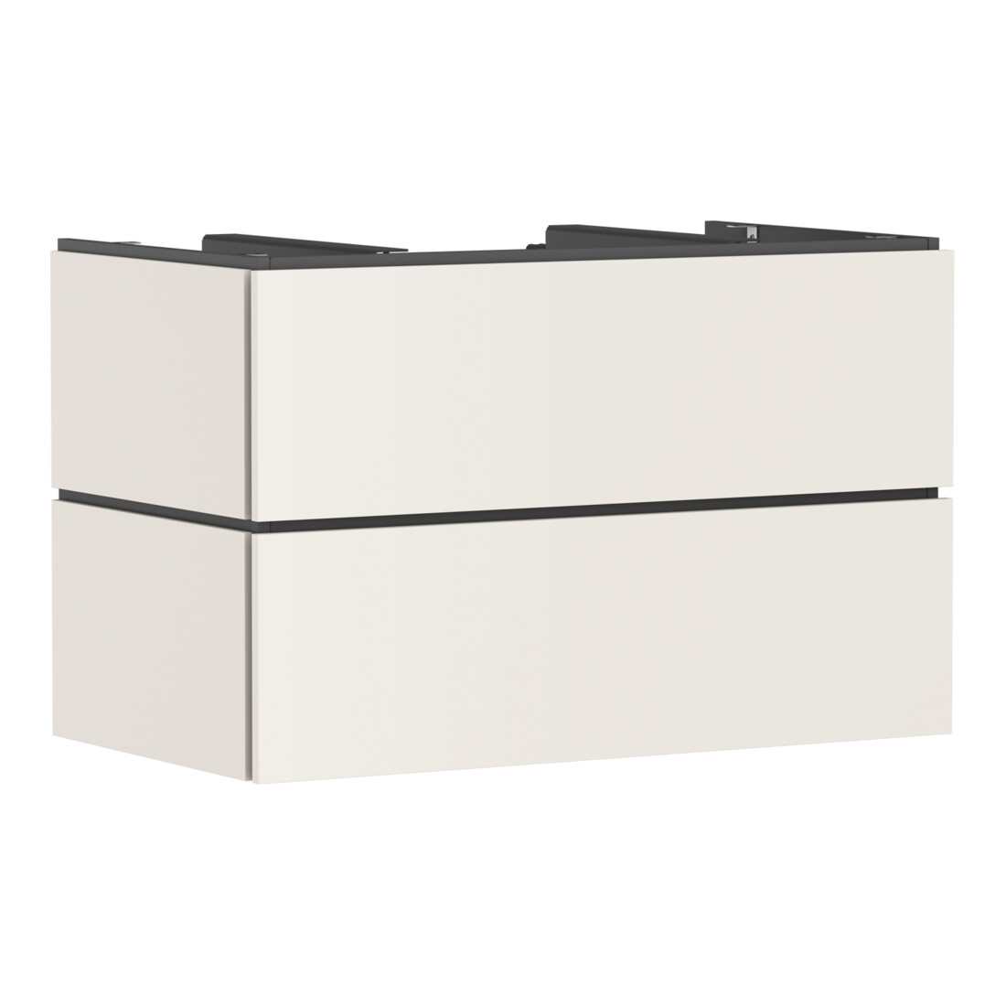 hansgrohe Meuble sous lavabo Xilesa E 2 tiroirs avec PushOpen, 980x550mm, beige sable mat