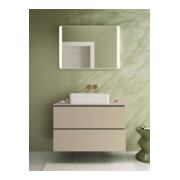 hansgrohe Meuble sous lavabo Xilesa E 2 tiroirs avec PushOpen, 980x550mm, beige sable mat-3