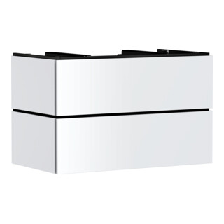 hansgrohe Meuble sous-lavabo Xilesa E 2 tiroirs avec PushOpen, 980x550mm, blanc mat