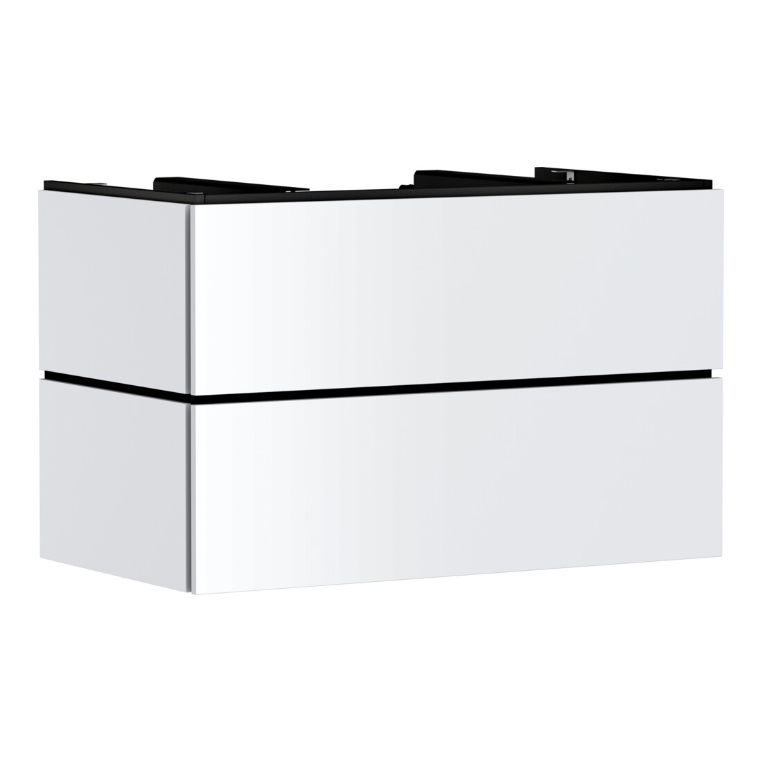 hansgrohe Meuble sous-lavabo Xilesa E 2 tiroirs avec PushOpen, 980x550mm, blanc mat