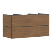 hansgrohe Meuble sous lavabo Xilesa E 2 tiroirs sans Push-to-Open, 1180x550mm, chêne clair-1