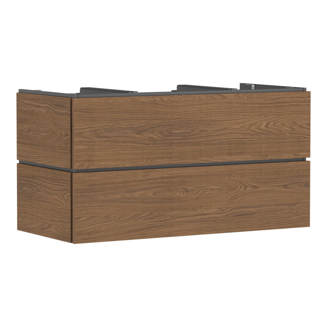 hansgrohe Meuble sous lavabo Xilesa E 2 tiroirs sans Push-to-Open, 1180x550mm, chêne clair