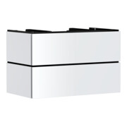hansgrohe Meuble sous lavabo Xilesa E 2 tiroirs sans Push-to-Open, 980x550mm, blanc mat-1