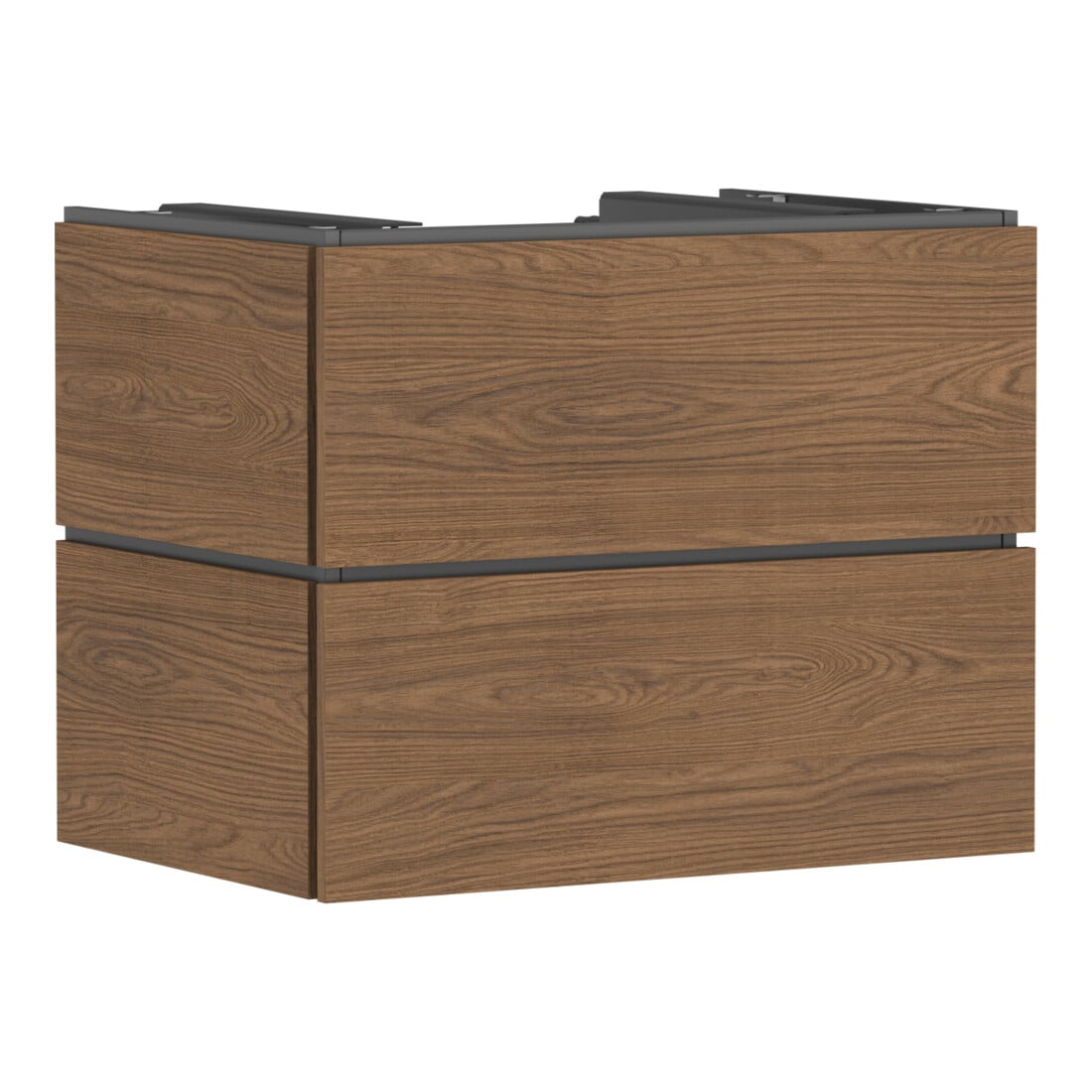 hansgrohe Meuble sous lavabo Xilesa E 2 tiroirs sans PushOpen, 780x550 mm, chêne clair