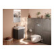 hansgrohe Meuble sous lavabo Xilesa E 480x380mm, 1 porte, pour HWB, ardoise grise