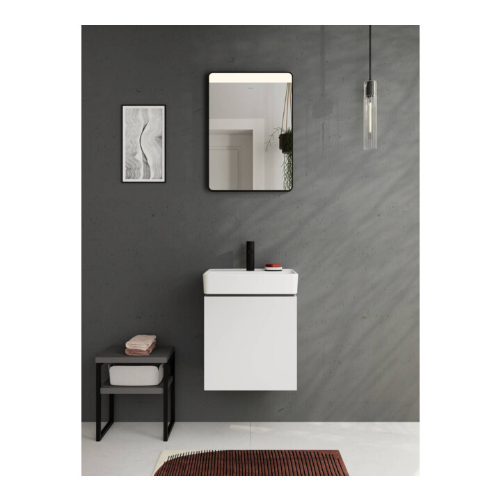 hansgrohe Meuble sous lavabo Xilesa E 480x380mm, 1 tiroir, pour HWB, blanc mat