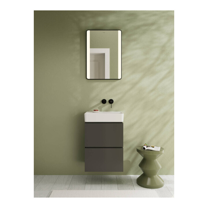 hansgrohe Meuble sous lavabo Xilesa E 480x380mm, 2 tiroirs, pour HWB, avec PoU, coulissant mâle