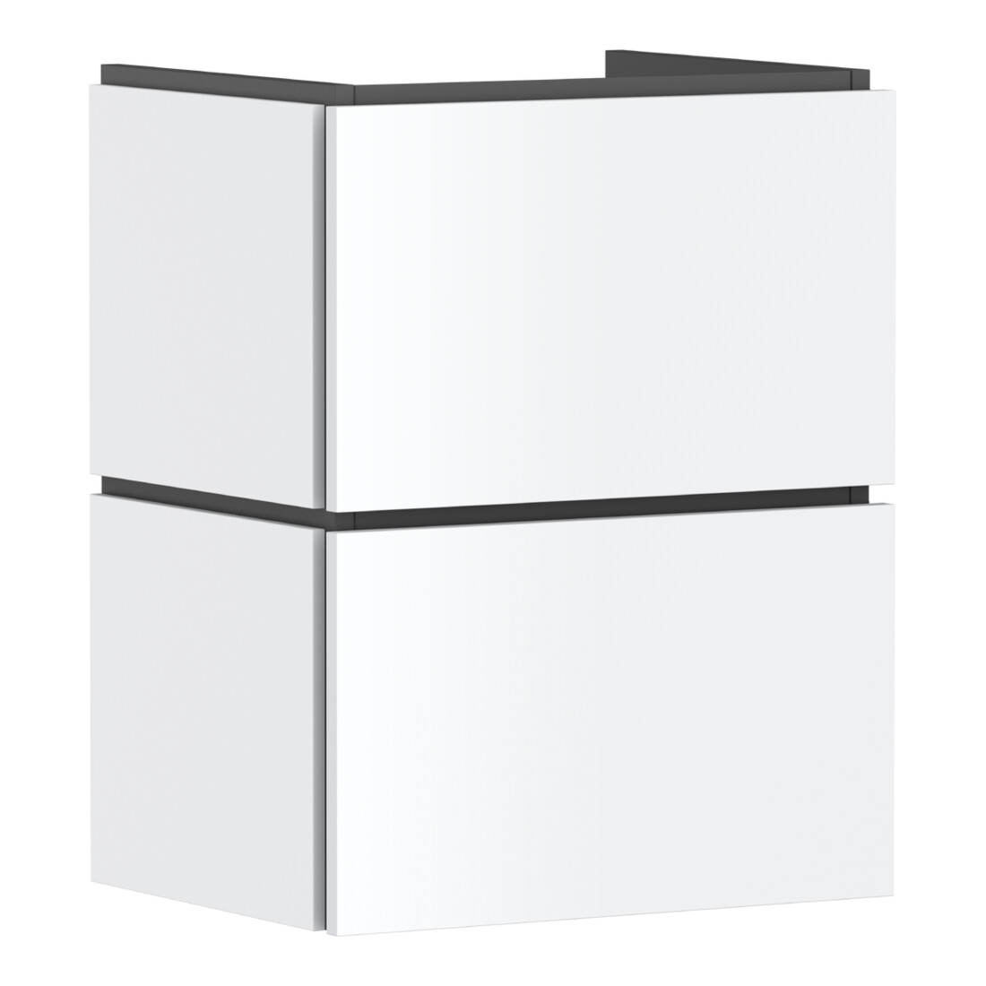 hansgrohe Meuble sous-lavabo Xilesa E 480x380mm, 2 tiroirs, pour HWB, avec PushOpen, blanc mat