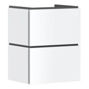 hansgrohe Meuble sous-lavabo Xilesa E 480x380mm, 2 tiroirs, pour HWB, sans PushOpen, blanc mat-1