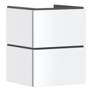 hansgrohe Meuble sous lavabo Xilesa E 480x470mm, 2 tiroirs PushOpen, blanc mat