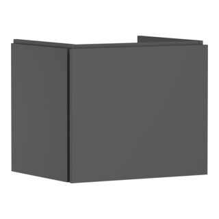 hansgrohe Meuble sous lavabo Xilesa E 580x470mm, 1 tiroir, gris ardoise mat