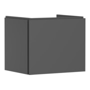 hansgrohe Meuble sous lavabo Xilesa E 580x470mm, 1 tiroir, gris ardoise mat-1