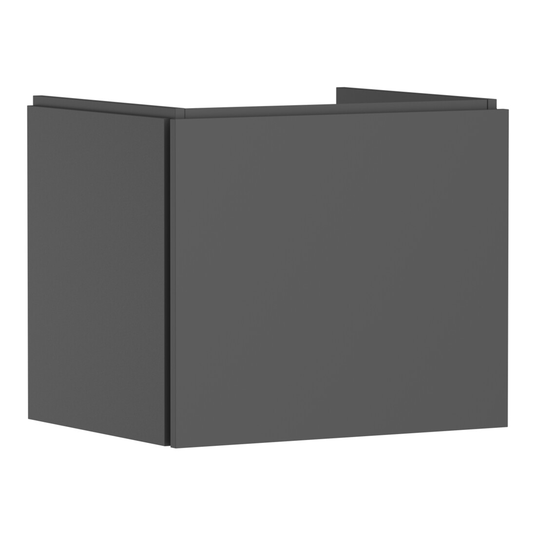 hansgrohe Meuble sous lavabo Xilesa E 580x470mm, 1 tiroir, gris ardoise mat