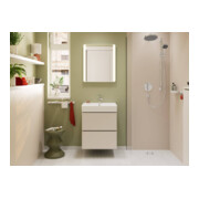 hansgrohe Meuble sous lavabo Xilesa E 580x470mm, 2 tiroirs, beige sable mat-5