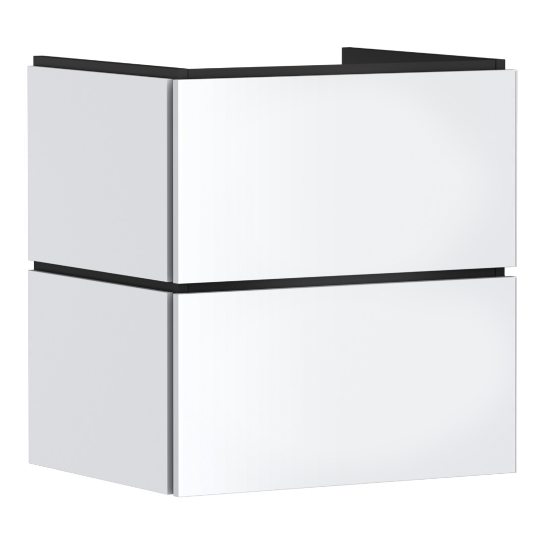 hansgrohe Meuble sous lavabo Xilesa E 580x470mm, 2 tiroirs, blanc mat