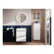 hansgrohe Meuble sous lavabo Xilesa E 580x470mm, 2 tiroirs, blanc mat