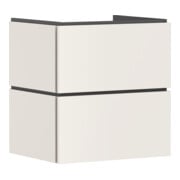 hansgrohe Meuble sous lavabo Xilesa E 580x470mm, 2 tiroirs PushOpen, beige clair-1