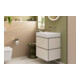 hansgrohe Meuble sous lavabo Xilesa E 580x470mm, 2 tiroirs PushOpen, beige clair