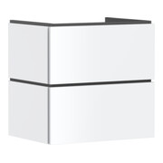 hansgrohe Meuble sous lavabo Xilesa E 630x470mm, 2 tiroirs, pour lavabo, avec PushOpen, blanc mat-1